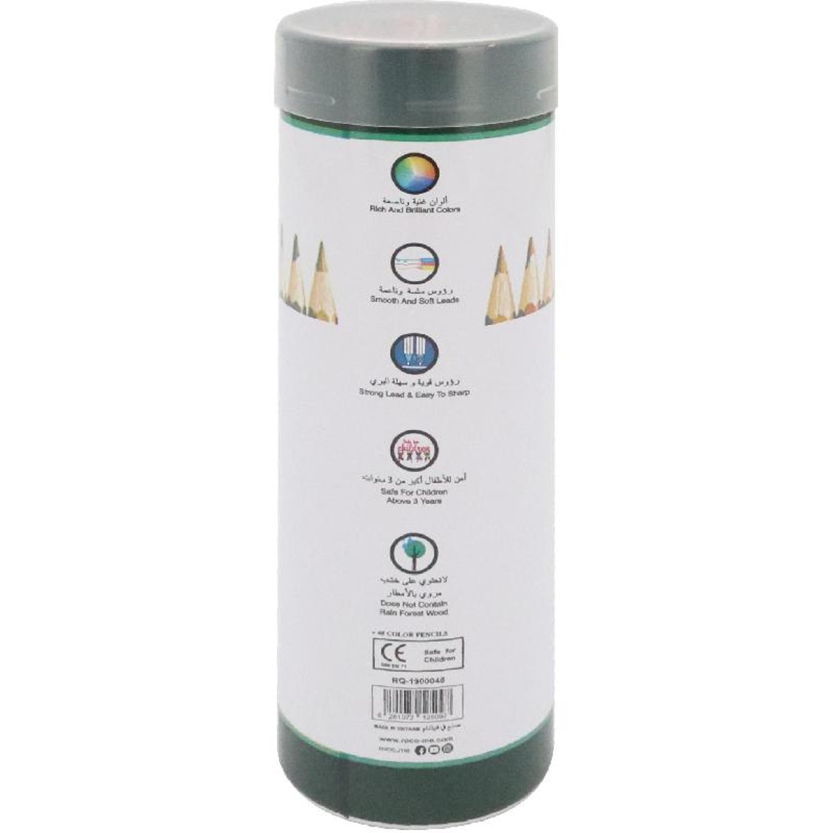 Roco 48 Color Pencil Set Assorted Color Medium 48 Pieces