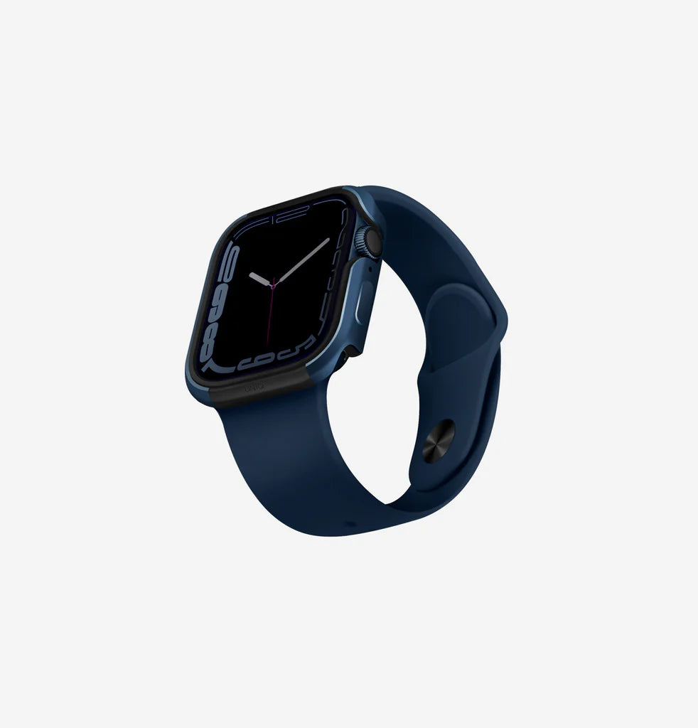 UNIQ VALENCIA APPLE WATCH CASE 45/44MM - COBALT COBALT BLUE