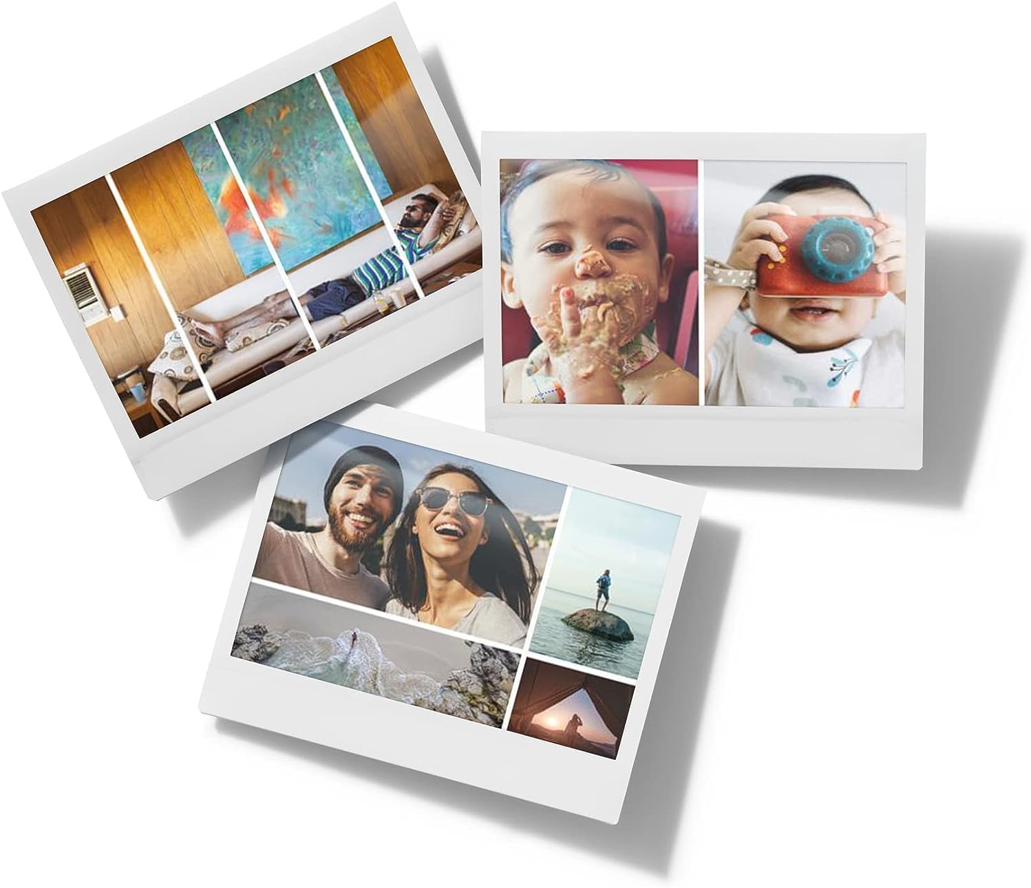 Instax Link Wide Smartphone Printer (Mocha Gray)+ Film Pack