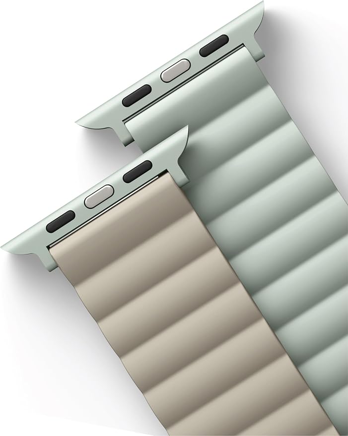 UNIQ REVIX REVERSIBLE MAGNETIC APPLE WATCH STRAP 41/40/38MM - SAGE SAGE/BEIGE