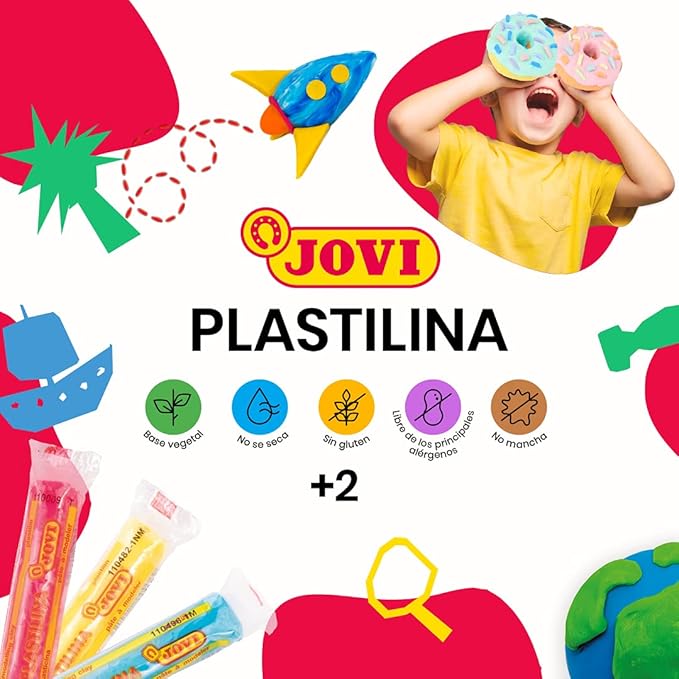 Jovi Plastilina 10 Bar Modelling Clay Assorted Color