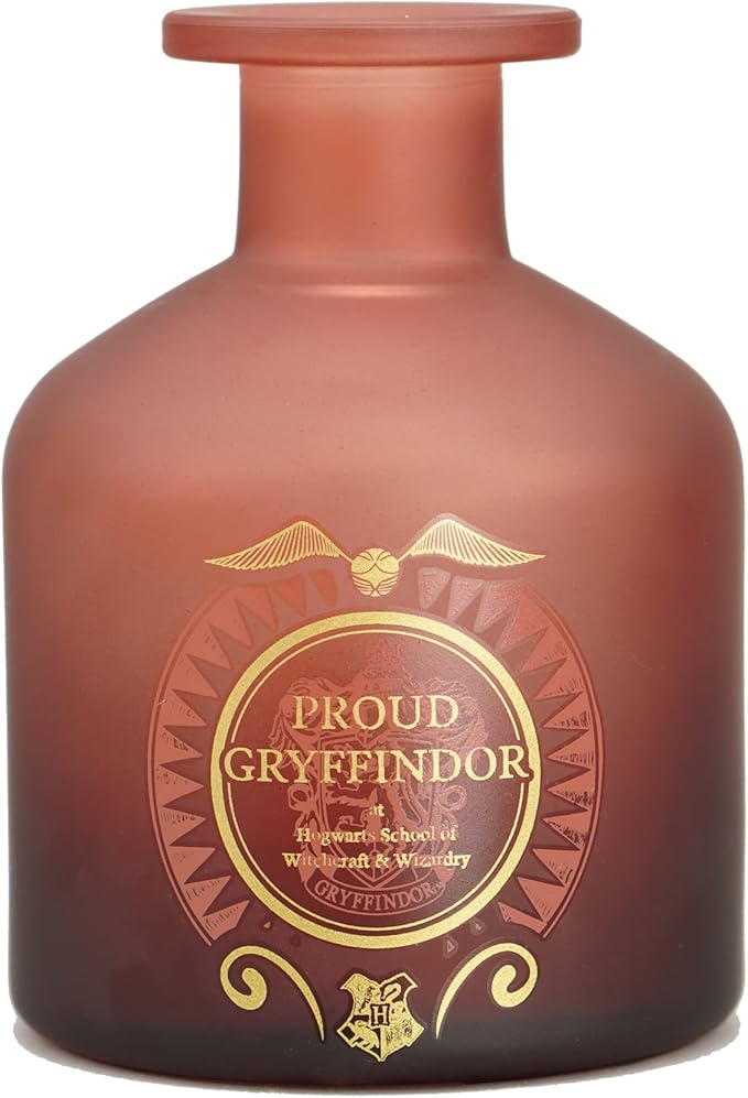 Halfmoon Bay Potion Vase Glass 11Cm Harry Potter Proud Gryffindor