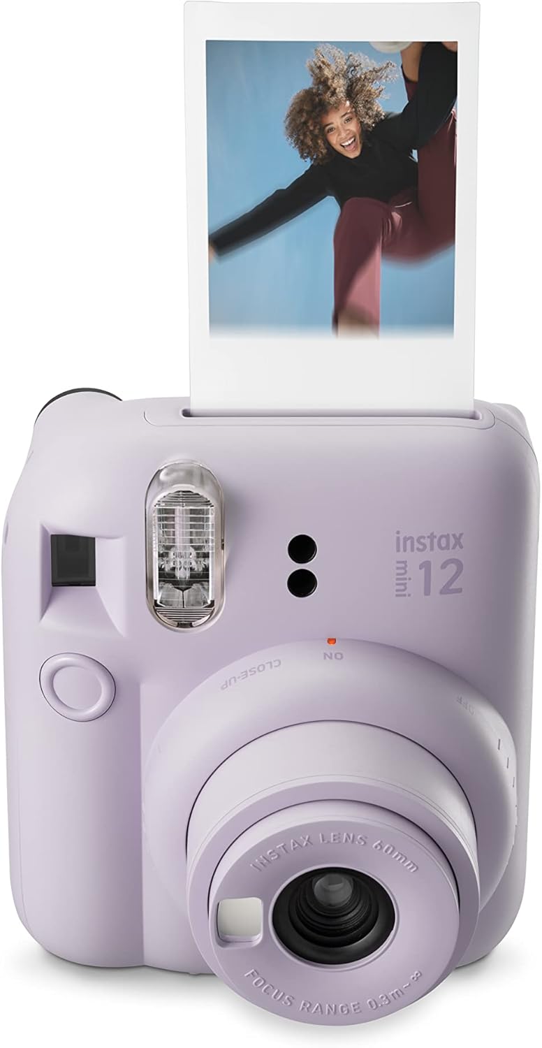 كاميرا Instax Mini 12 (أرجواني ليلكي)