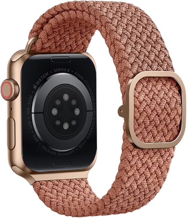 UNIQ ASPEN BRAIDED APPLE WATCH STRAP 45/44/42MM - GRAPEFRUIT PINK PINK