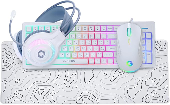 Gameon Go-Cypherw-Xl 4 In 1 Bundle - White