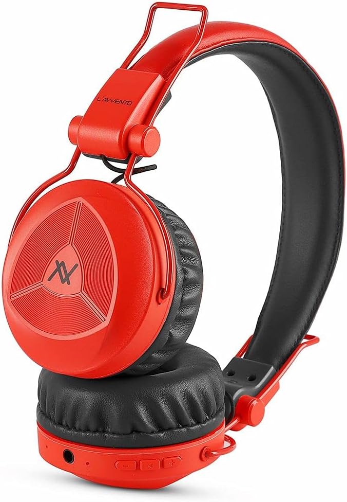 L'avvento Headphone - Red with black inner