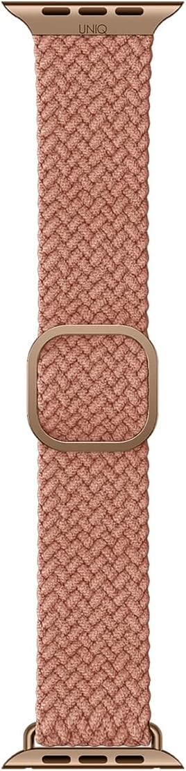 UNIQ ASPEN BRAIDED APPLE WATCH STRAP 45/44/42MM - GRAPEFRUIT PINK PINK