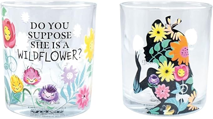Halfmoon Bay Glasses Set Of 2 Boxed 300Ml Alice In Wonderland