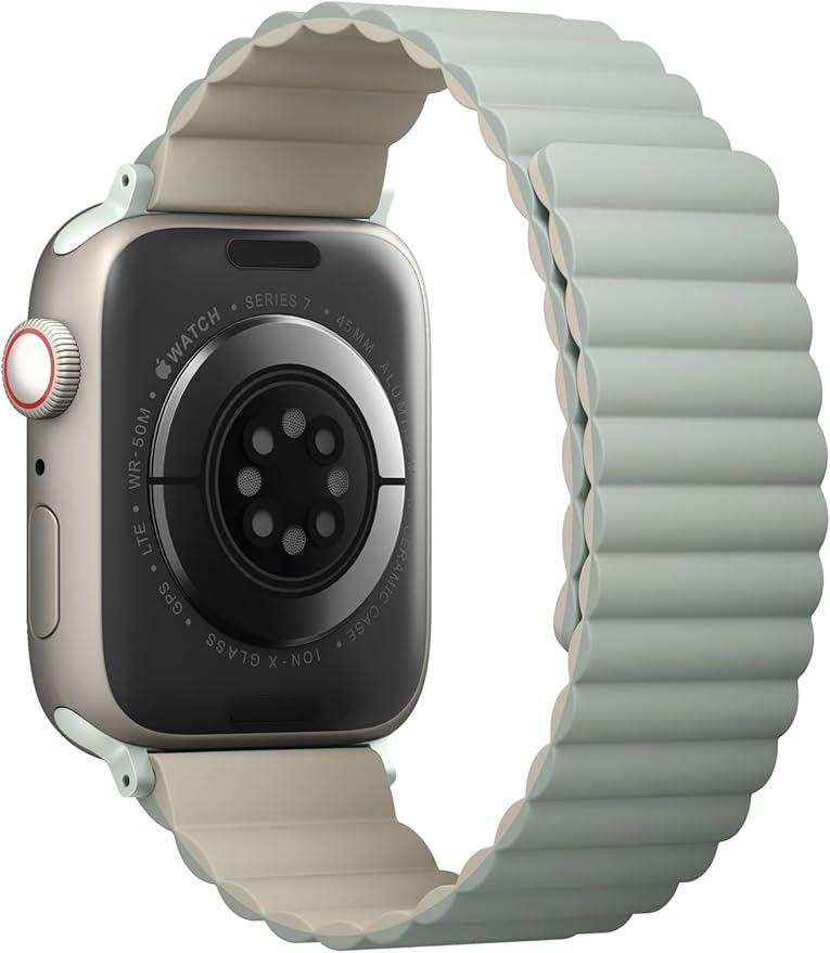 UNIQ REVIX REVERSIBLE MAGNETIC APPLE WATCH STRAP 41/40/38MM - SAGE SAGE/BEIGE