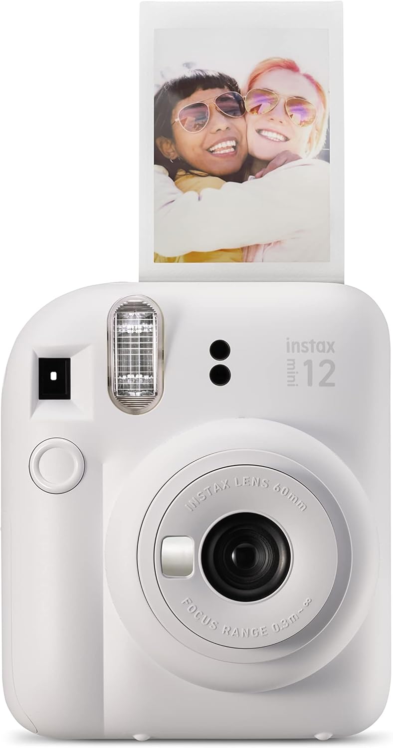 كاميرا Instax Mini 12 (أبيض طيني)