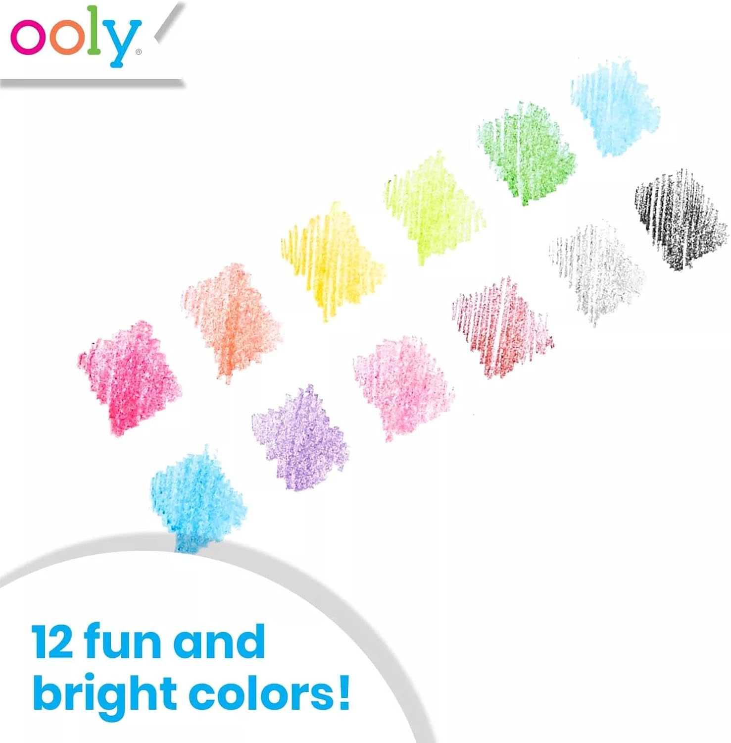 Ooly Un Mistake Ables Erasable Colored Pencils Set Of 12