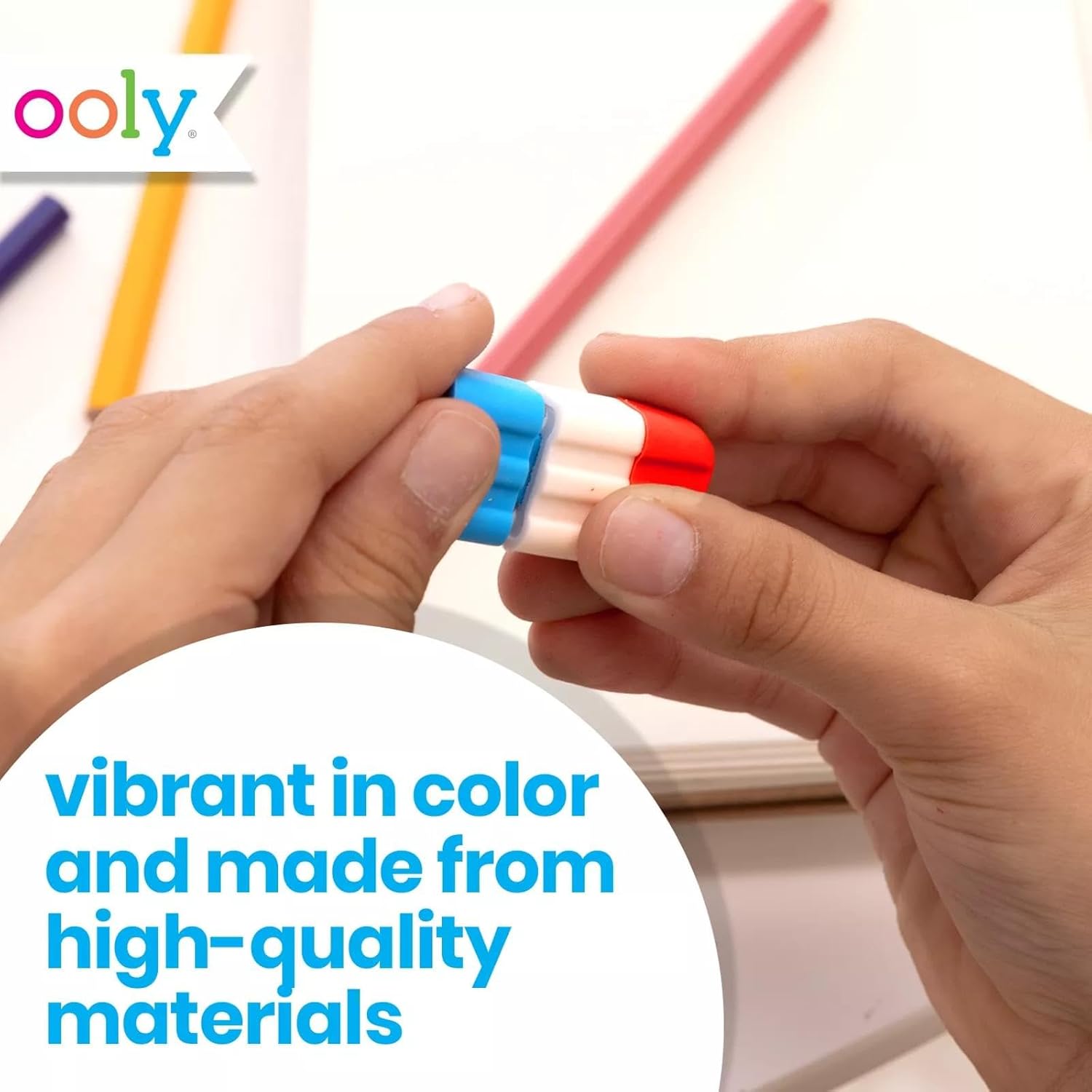 Ooly Icy Pops Scented Puzzle Erasers Set Of 4
