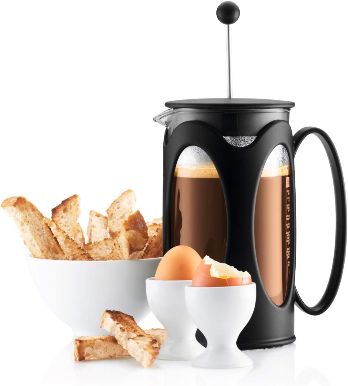 Kenya French Press 0.35L Curved Blk