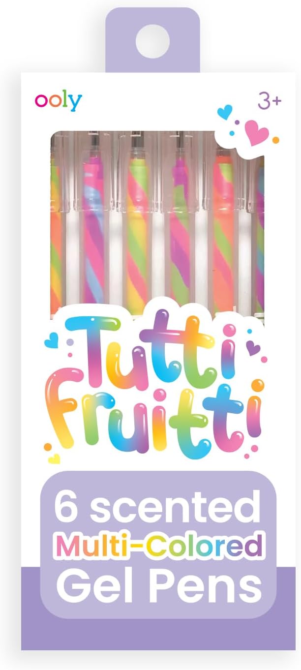 Ooly Tutti Fruitti Scented Colored Gel Pens Set Of 6