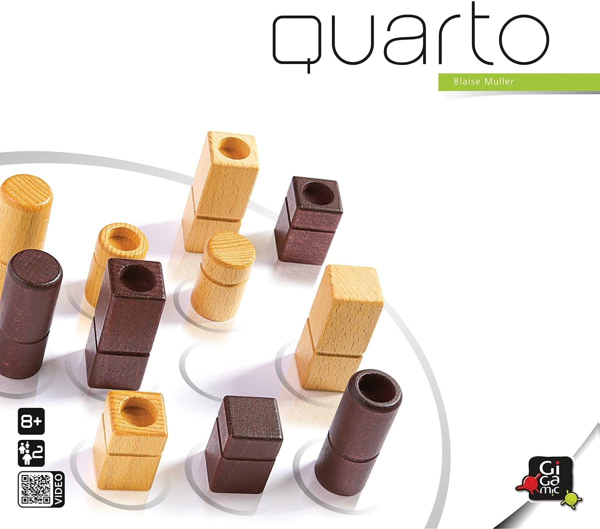 Gigamic, Quarto, Family Game, Wooden Game