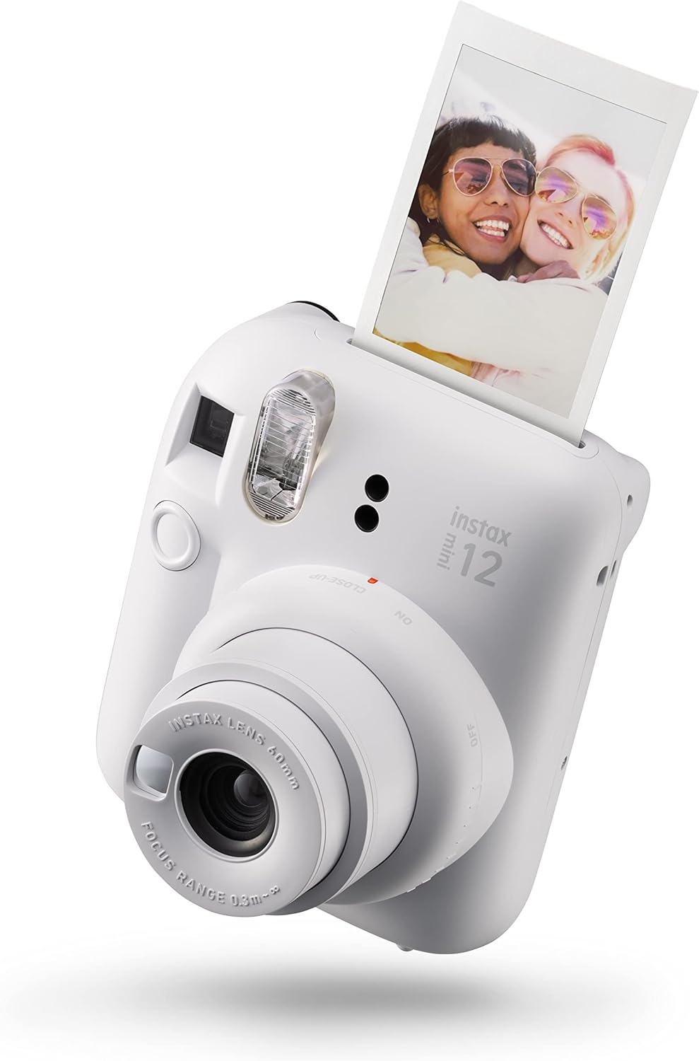 كاميرا Instax Mini 12 (أبيض طيني)