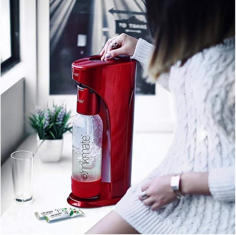 Drinkmate Machine Kit With Fizz Infuser Red