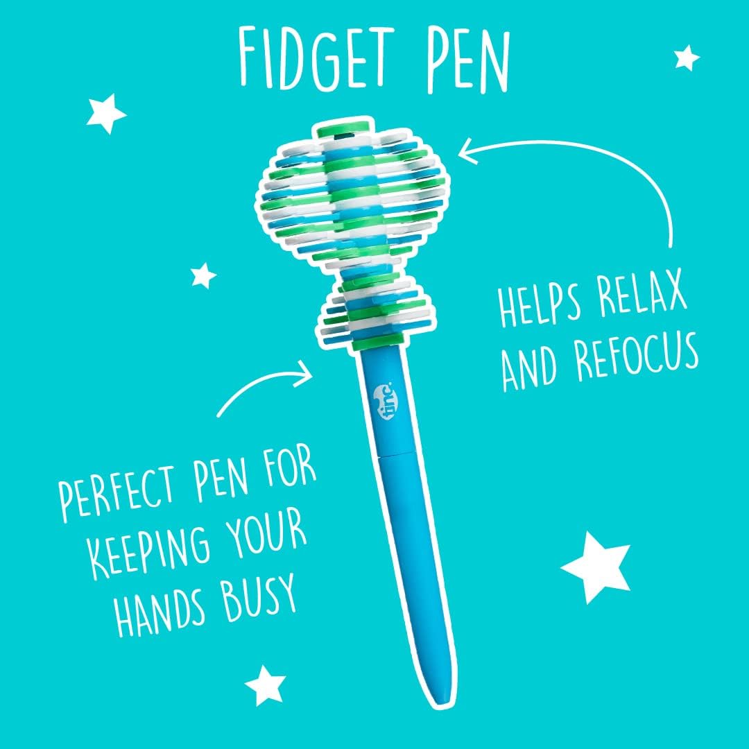 Fidget Pen (Blue, Green, White)