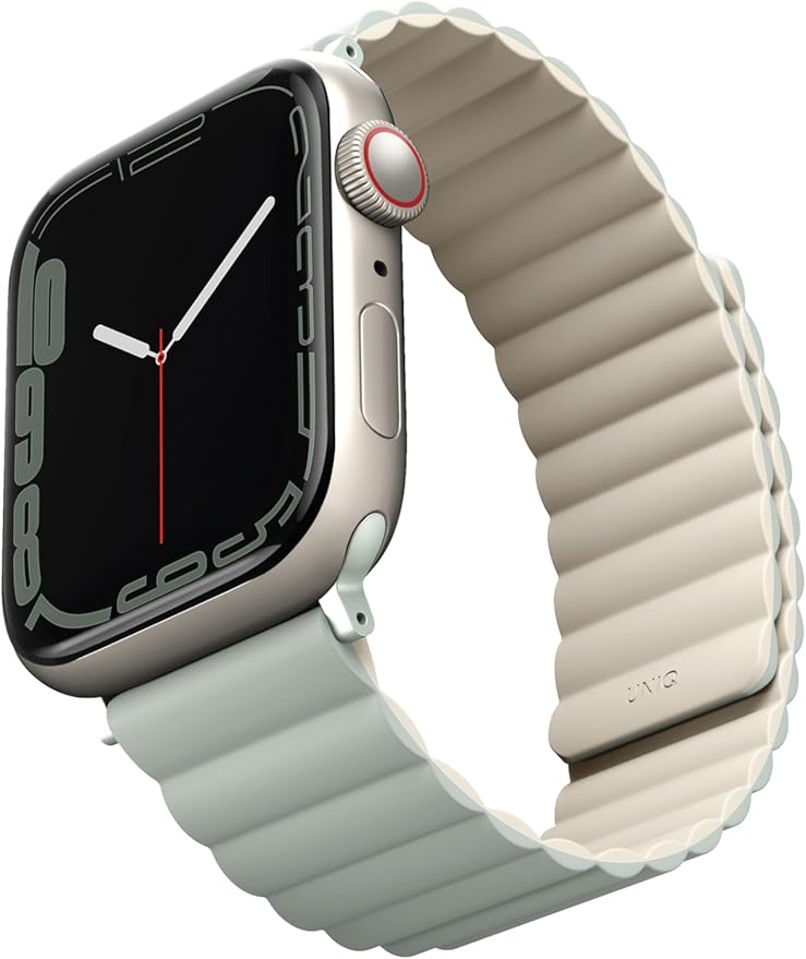 UNIQ REVIX REVERSIBLE MAGNETIC APPLE WATCH STRAP 41/40/38MM - SAGE SAGE/BEIGE