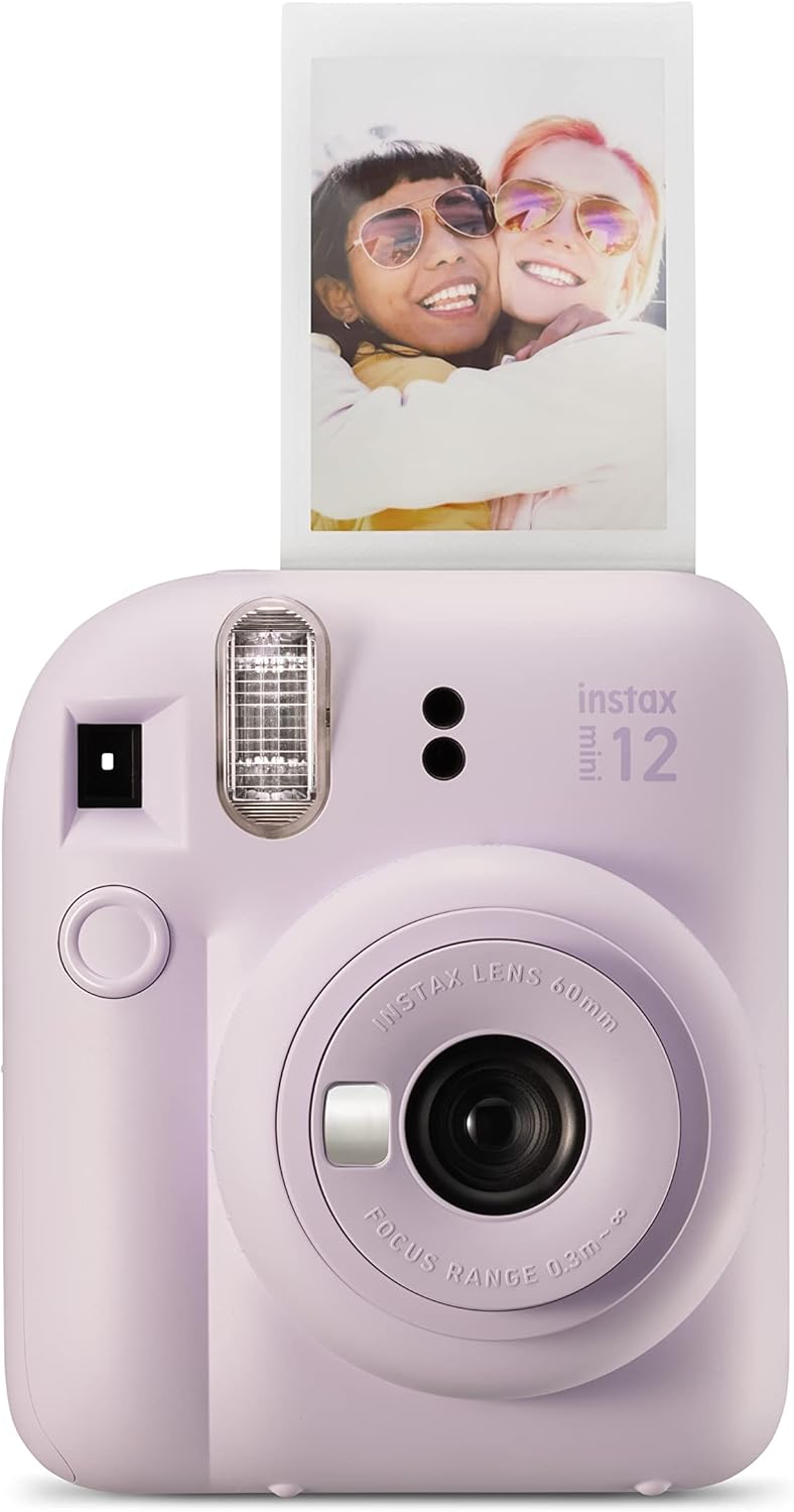 كاميرا Instax Mini 12 (أرجواني ليلكي)