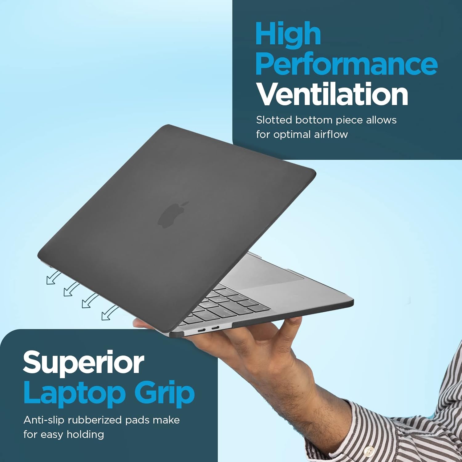 CASEMATE MACBOOK PRO 1322/20, M2/M1 SNAP-ON CASE SMOKE