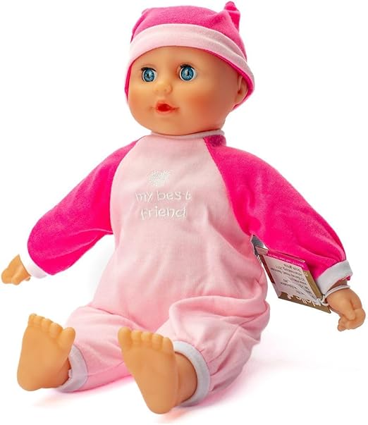 Dolls World 2 assorted 30cm (12") soft bean filled doll