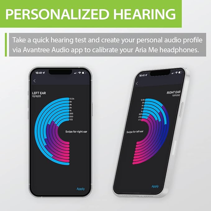 Avantree AS90TA Aria Me, ANC Over-Ear Headphones with chargi