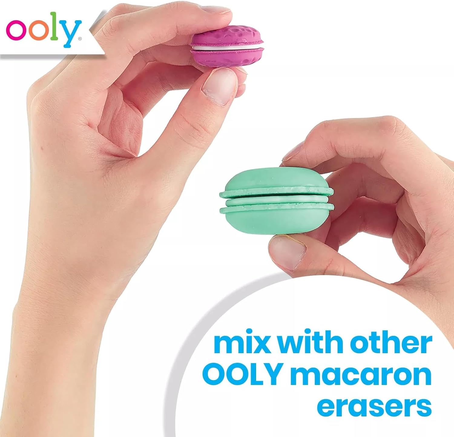 Ooly Le Macaron Patisserie Scented Erasers Set Of 5