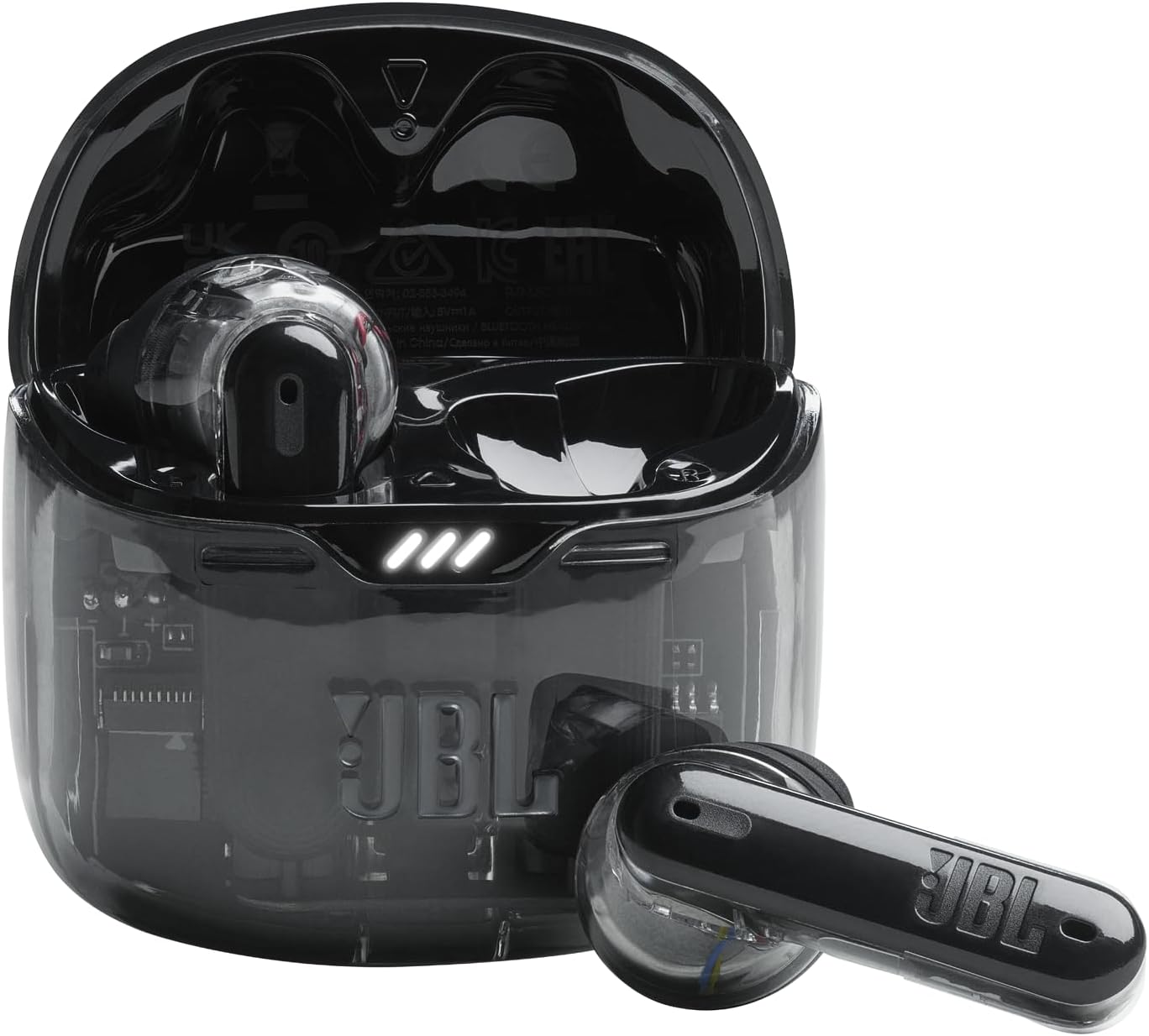 سماعات JBL Tune Flex اللاسلكية بالكامل بتصميم Ghost - أسود