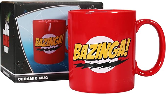 Halfmoon Bay Mug Standard Boxed 400Ml The Big Bang Theory Bazinga