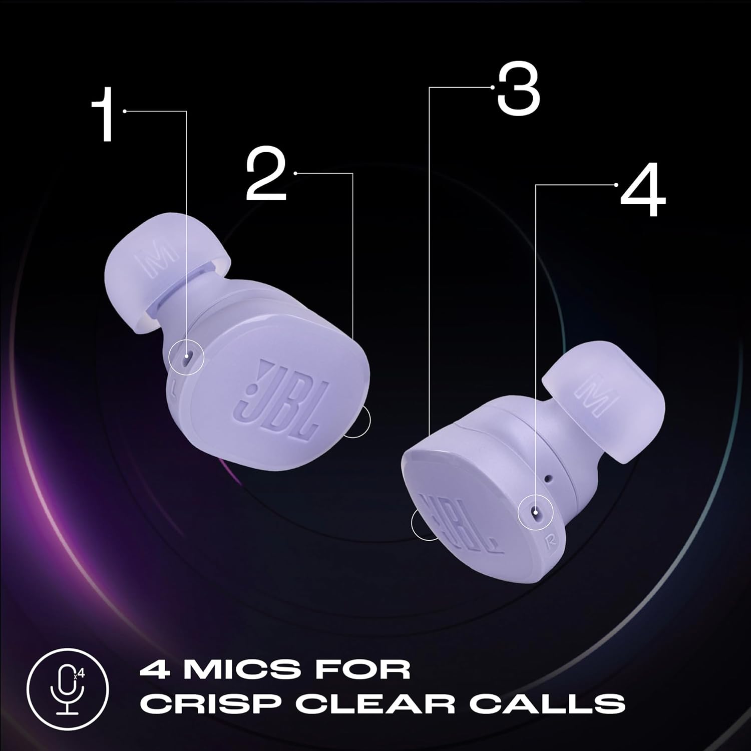 JBL Tune Buds Earphones (in-ear) Purple