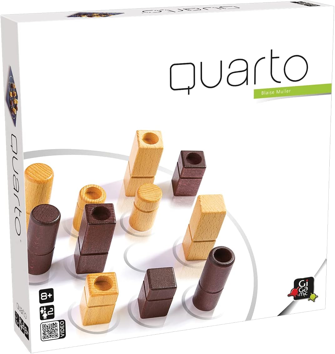 Gigamic, Quarto, Family Game, Wooden Game