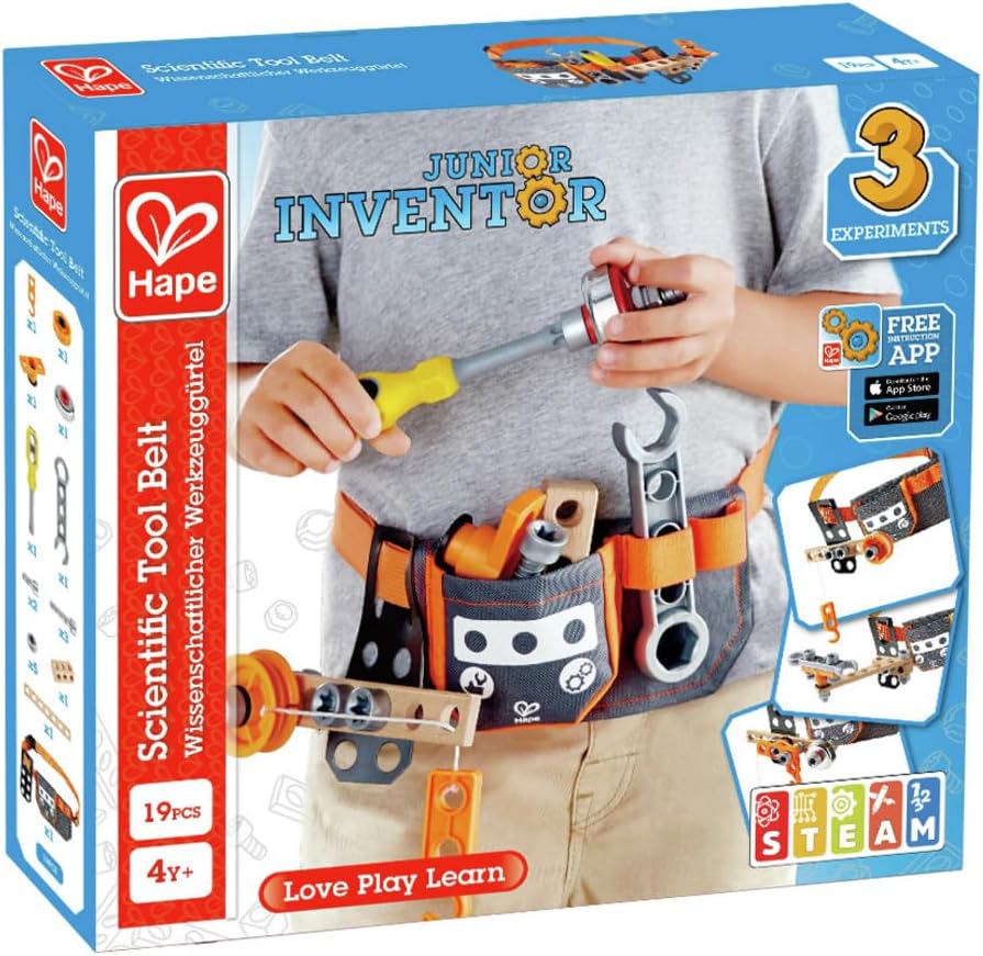 Hape Junior Inventor Scientific Tool Belt