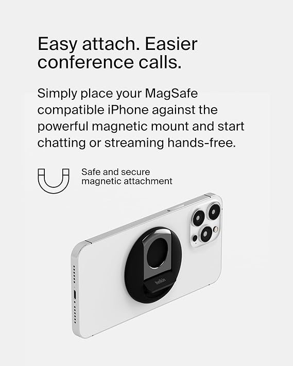 بيلكين - حامل MAGSAFE لميزة كاميرا الاستمرارية على MAC - أسود