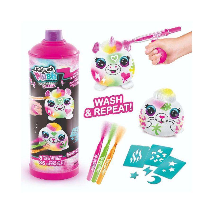 Canal Toys - Airbrush Plush - Neon Mini Mystery 2Pack