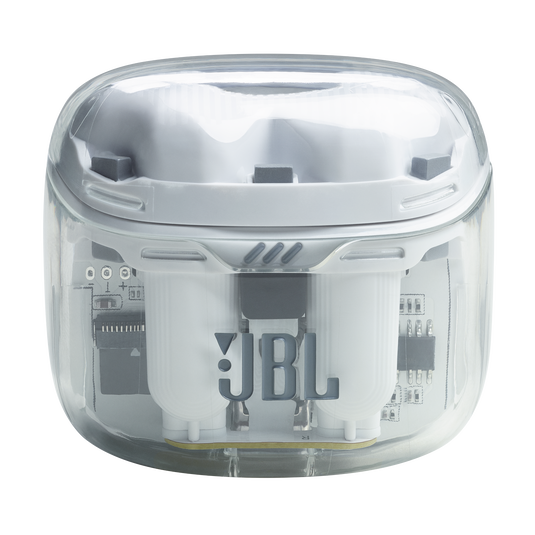 سماعات JBL Tune Flex اللاسلكية بالكامل بتصميم Ghost - أبيض