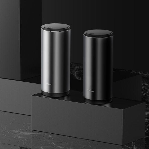 سلة مهملات باسياس ستايل جنتلمان المركبة باللون الرمادي