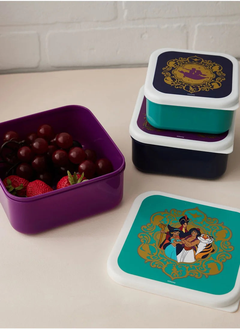 Halfmoon Bay Snack Boxes Set Of 3 Disney Aladdin