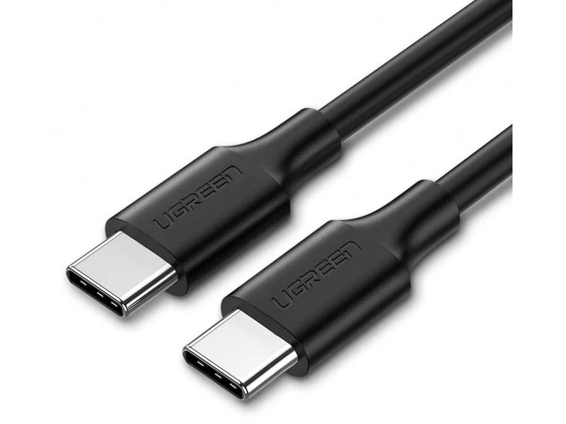 كابل شحن ونقل بيانات UGREEN (USB-C إلى USB-C) بطول 1 متر | أسود