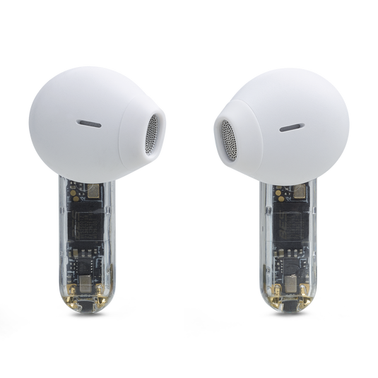 سماعات JBL Tune Flex اللاسلكية بالكامل بتصميم Ghost - أبيض
