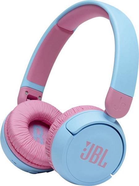 سماعات JBL JR310BT للأطفال فوق الأذن اللاسلكية بصوت منخفض - أزرق