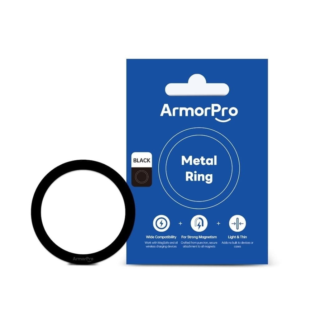 ArmorPro Metal Ring Black