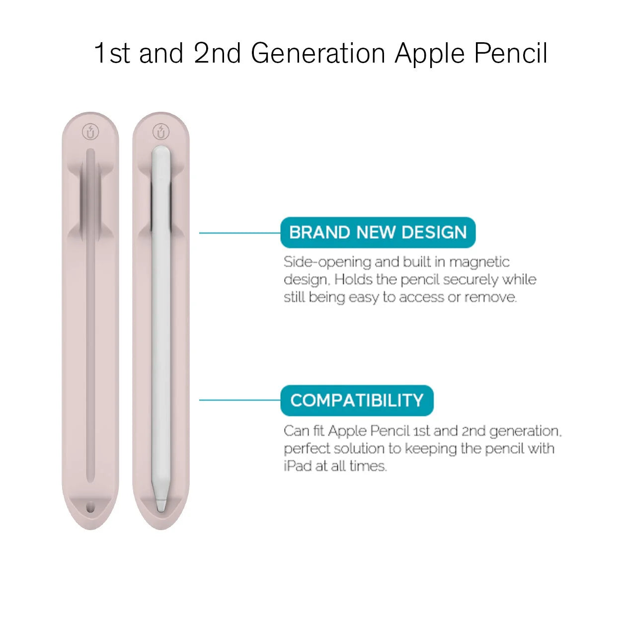 Baykron BA-PT112-PNK Apple pencil holder pink