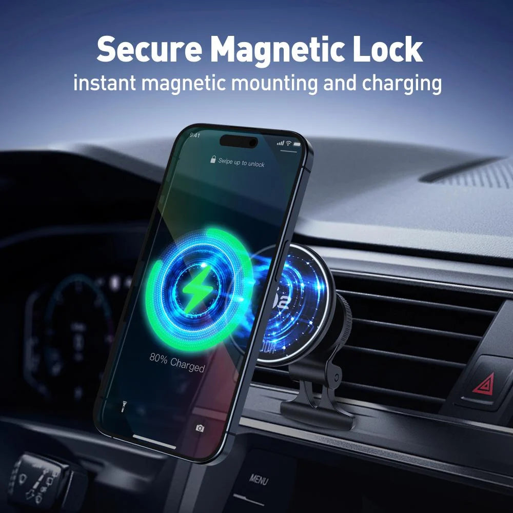 JODA MagQ C1 15W Wireless Charging Car Holder BLK