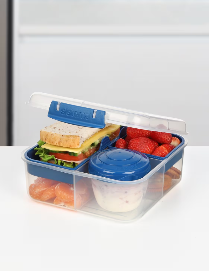 Sistema To Go Bento Cube 1.25 Ltr Clear