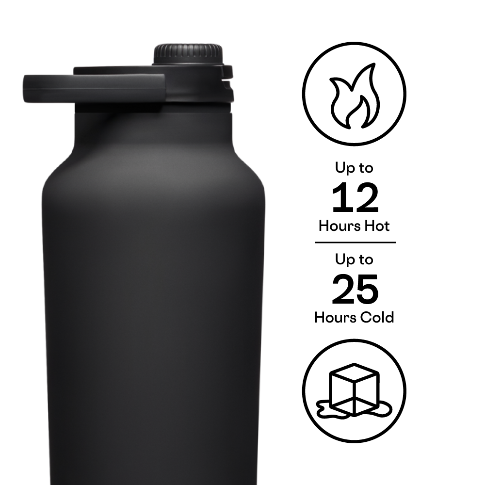 Corkcicle Series A Vacuum Sport Canteen 1.89L Black