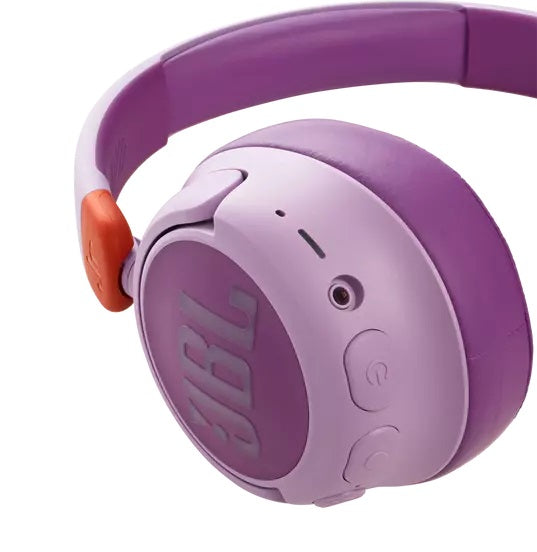 سماعات JBL JR460NC اللاسلكية للأطفال فوق الأذن - وردي