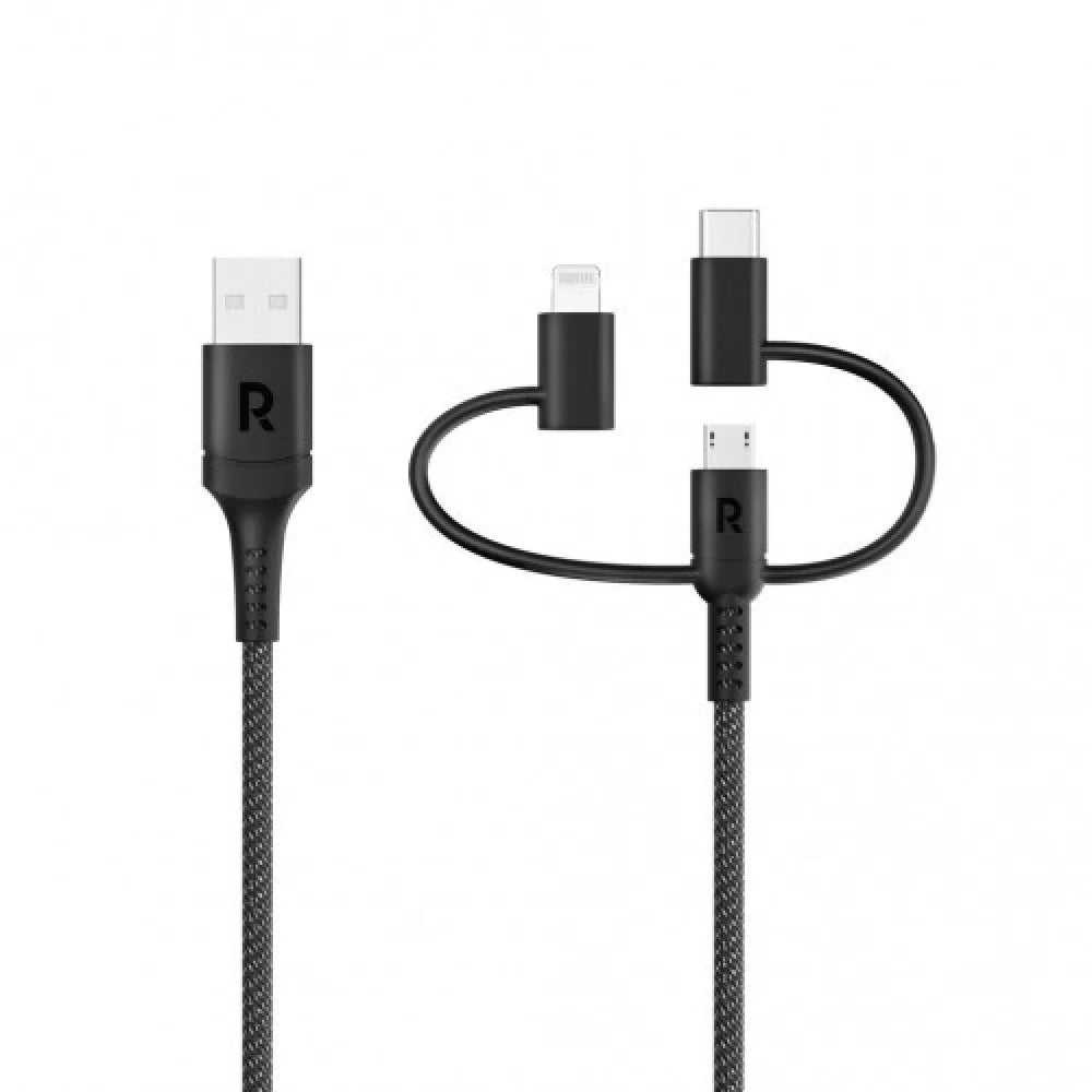 RAVPower RP-CB1033 3 in 1 cable Black