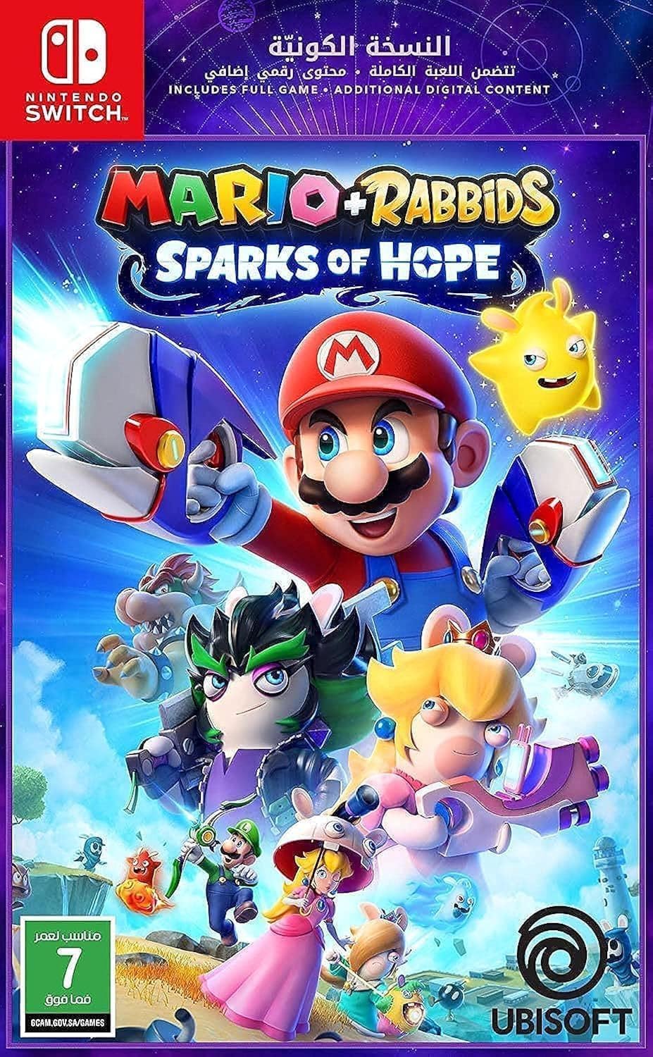 SW MARIO RABBIDS SPARKS OF HOPE (R2) GCAM ARB COSMIC ED