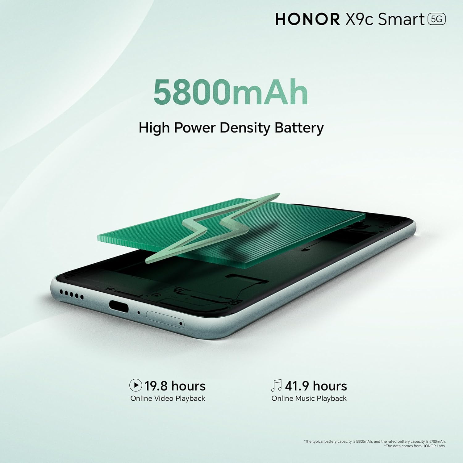 HONOR X9C SMART 12GB 256GB 5G Moonlight White
